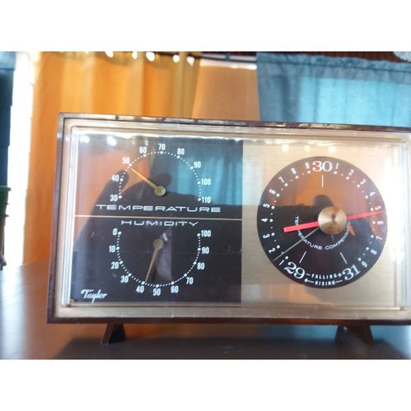 Vintage Taylor Instrumental Companies Desktop Weather Station - Picture 11 of 15